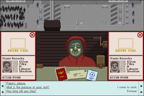 Slug Bug on X: Papers, please! #papersplease #indiegames #steam #jse   / X